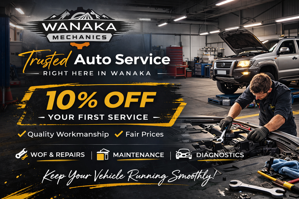 Wanaka Mechanics advertisement