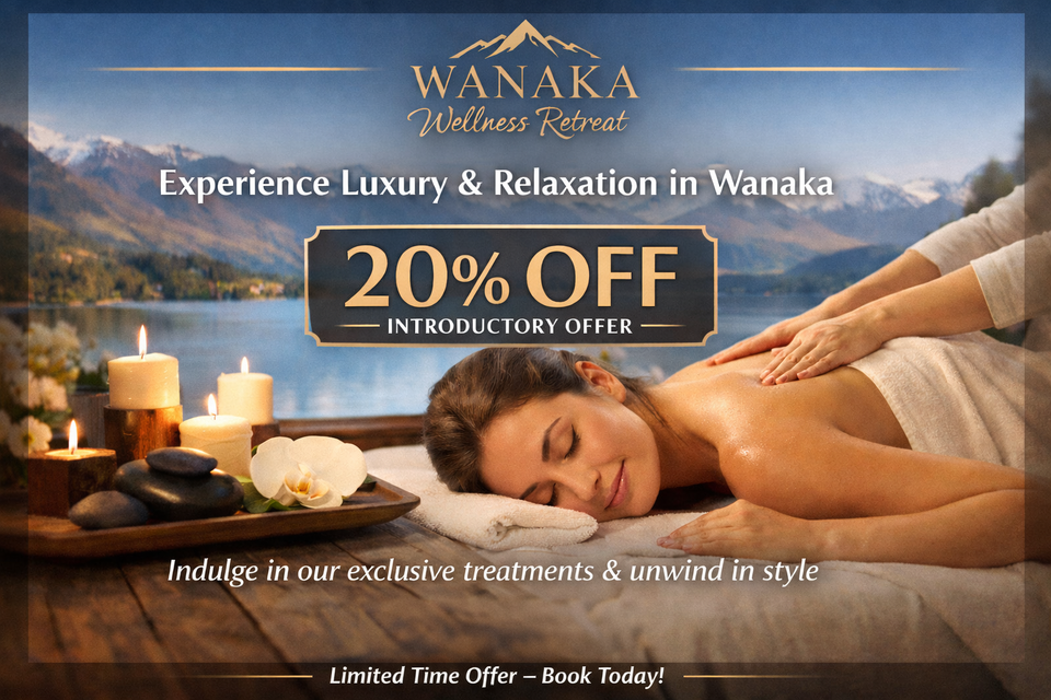 Wanaka Wellness advertisement
